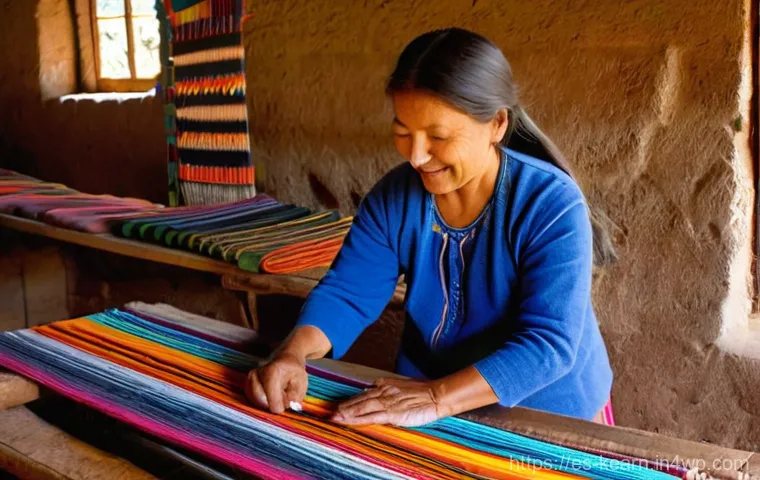 환경 교육을 위한 여행 구성 방법 - **Cultural Exchange at a Traditional Weaving Workshop in the Andes**
* **Prompt:** A vibrant, ...